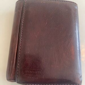 Coach Brown Leather Wallet